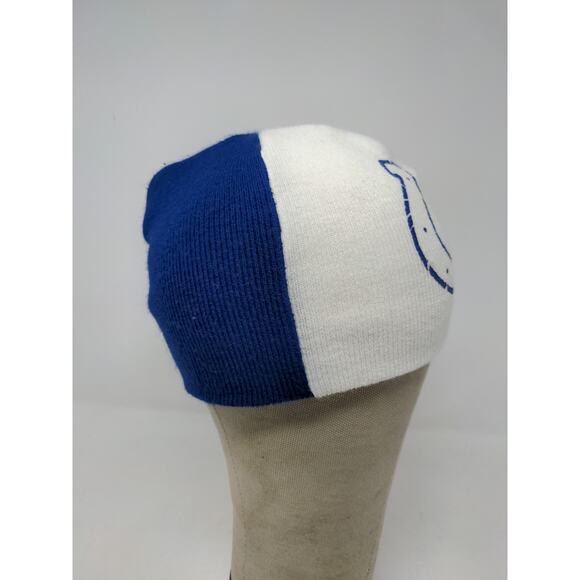 NFL Indianapolis Colts Beanie Hat OSFA Blue & White Embroidered & Graphic Logos - Picture 6 of 11